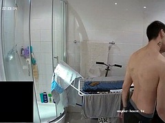 Sexy bath fuck 3some