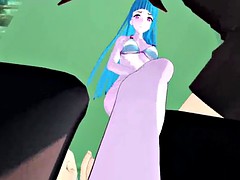 animation busty horny friend fucked in forest