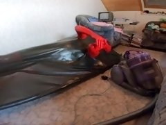 How difficult to get in the vacbed with hands without help