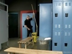 Young Muscle College Boy Rough Fucks Horny Janitor