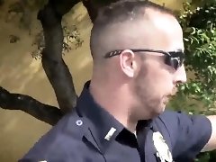 Gay cop with big cocks Suspect on the Run, Gets Deep Dick