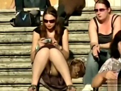 Lots of public chicks in voyeur video