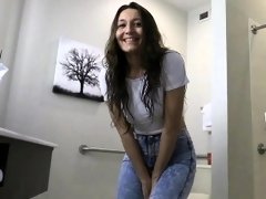 real pee desperation and jeans wetting pissing