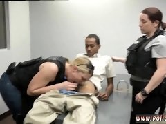 Brunette milf gangbang and police cock interrogating