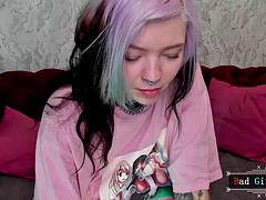 Big Tits Tattooed Pierced Skinny Blonde Teen