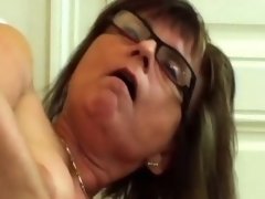Slutty Granny Jana Gets Pounded By Long Cock